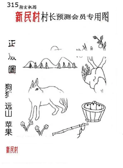 25315期: 老村长福彩3D天天图谜