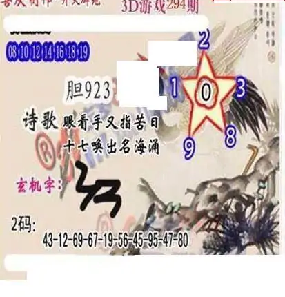 25294期: 白老3D杀码图版