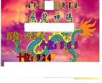 26008期: 三毛3D精品图谜