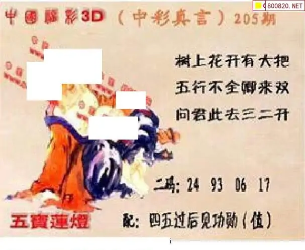 25205期: 福彩3D丹东全图分析