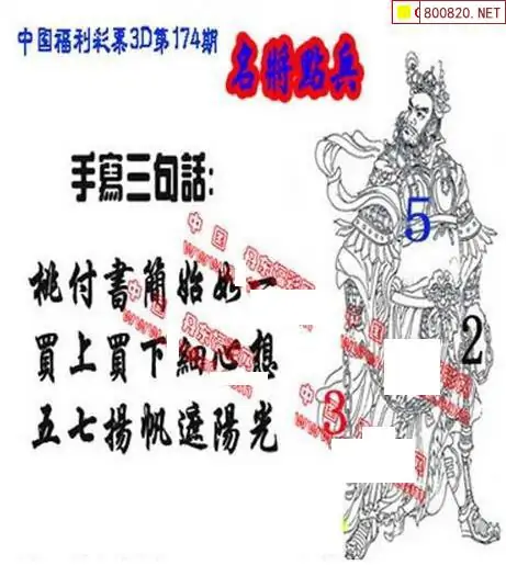 25174期: 福彩3D丹东全图分析