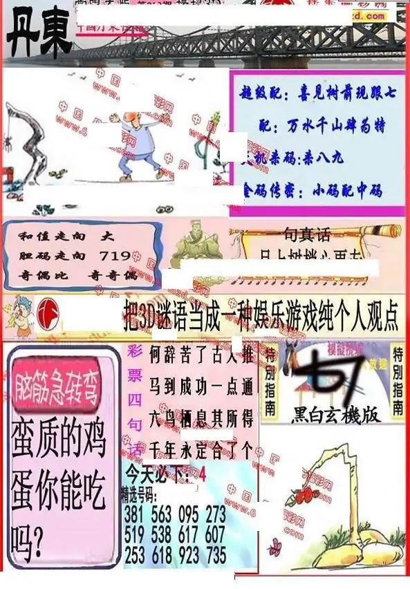 25218期: 福彩3D丹东全图分析