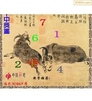 福彩3D26057期天中全套预测分析图