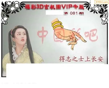 福彩3D26081期天中全套预测分析图