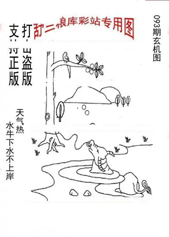 25093期: 老村长福彩3D天天图谜