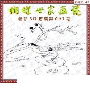 26093期: 3D蝴蝶世家蝴蝶彩图