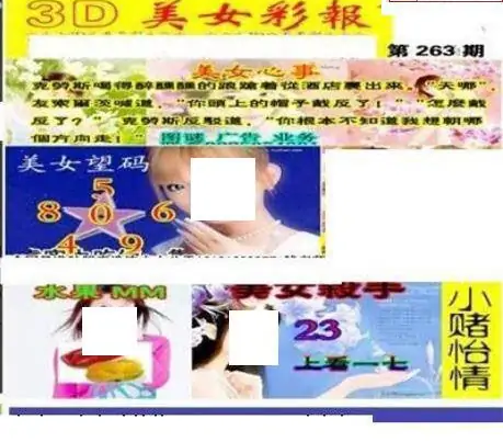 25263期: 三毛3D精品图谜