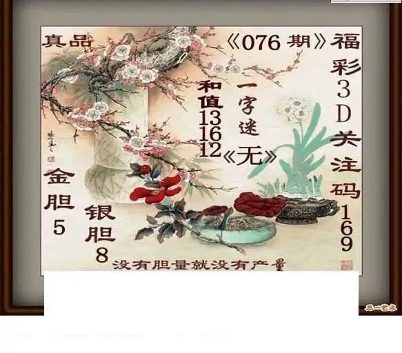 25076期: 白老3D杀码图版