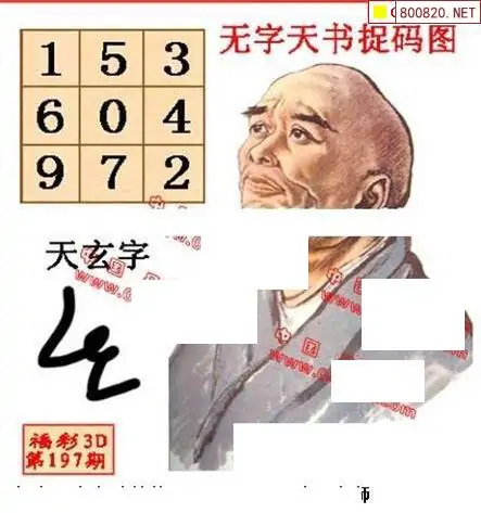 25197期: 福彩3D丹东全图分析