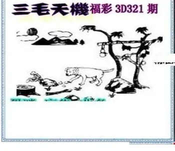 25321期: 三毛3D精品图谜