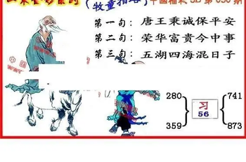 26050期: 福彩3D丹东全图分析