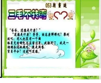 26053期: 三毛3D精品图谜