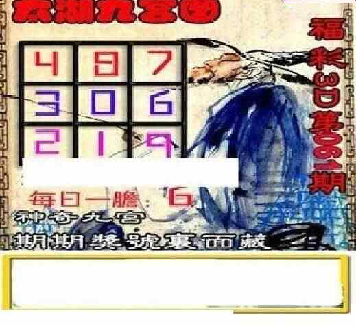 25061期: 太湖图福彩3D精品预测