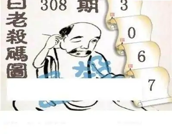 25308期: 白老3D杀码图版