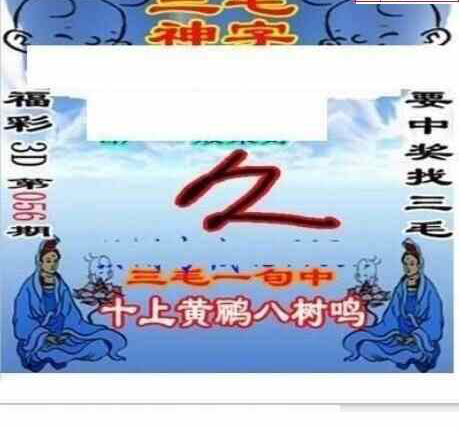 25056期: 三毛3D精品图谜