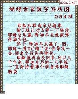 26054期: 3D蝴蝶世家蝴蝶彩图