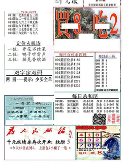 26096期: 福彩3D全套图版参考