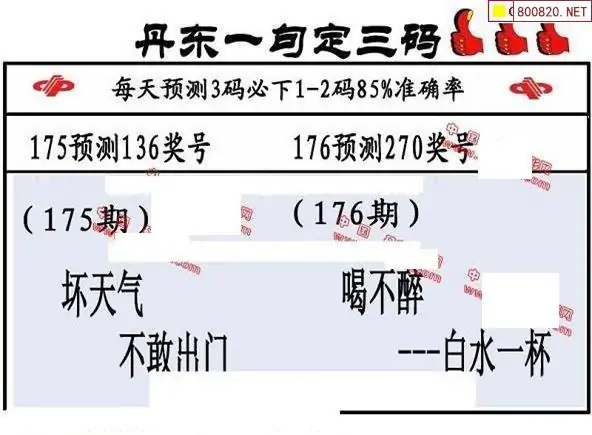 25176期: 福彩3D丹东全图分析