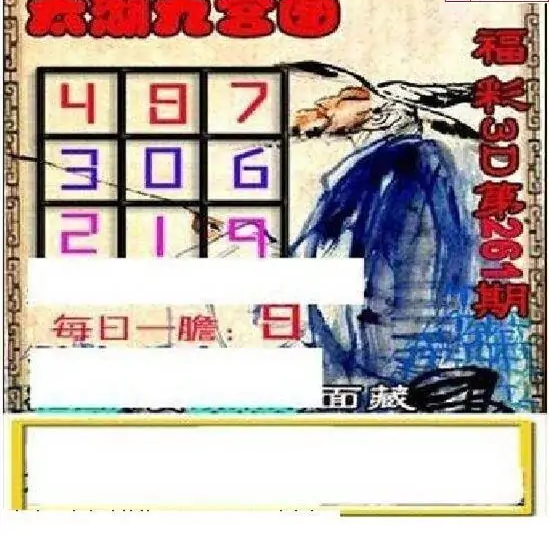 25261期: 太湖图福彩3D精品预测