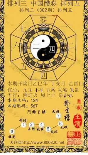 25302期: 福彩3D红黄蓝报