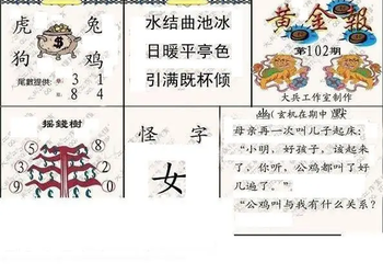 26102期: 大兵福彩3D黄金报图版