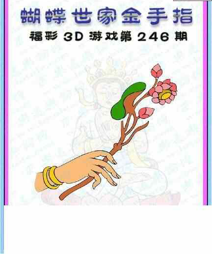 24246期: 3D蝴蝶世家蝴蝶彩图
