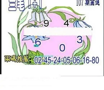 26107期: 三毛3D精品图谜