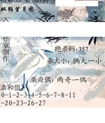 25067期: 大兵福彩3D黄金报图版