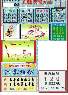 26040期: 福彩3D丹东全图分析