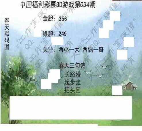 25034期: 大兵福彩3D黄金报图版