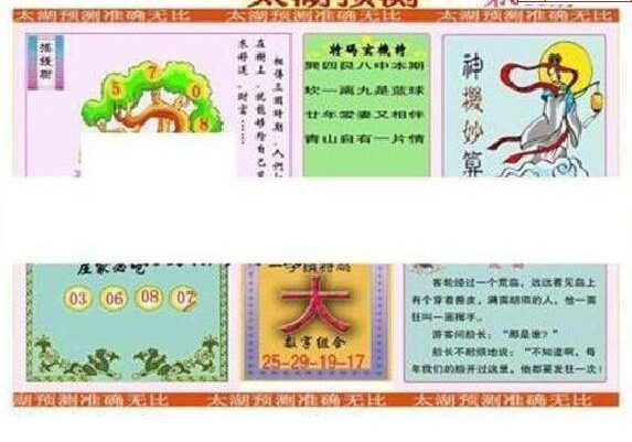 25011期: 太湖图福彩3D精品预测