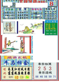 25339期: 福彩3D丹东全图分析