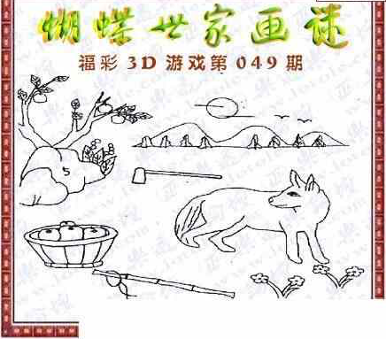 25049期: 3D蝴蝶世家蝴蝶彩图