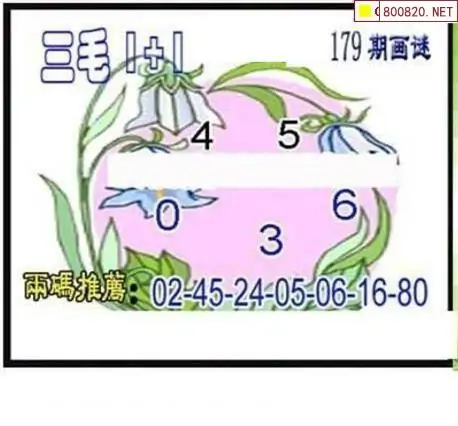 25179期: 三毛3D精品图谜