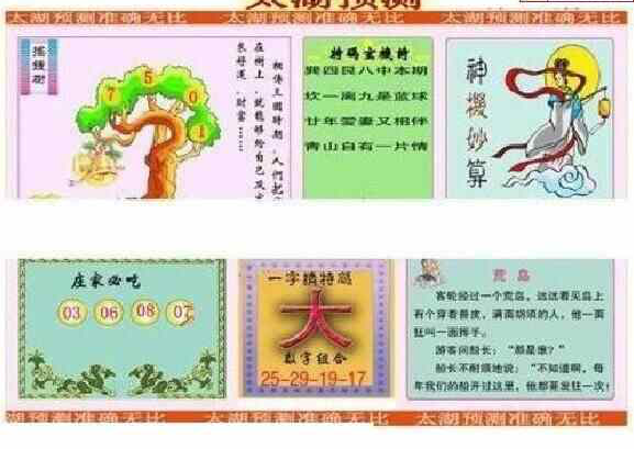 24066期: 太湖图福彩3D精品预测