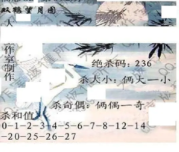 26078期: 大兵福彩3D黄金报图版