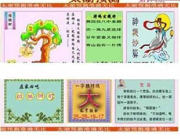 24174期: 太湖图福彩3D精品预测