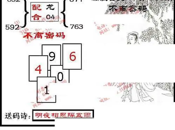 九宝图26058期福彩3D寻码图