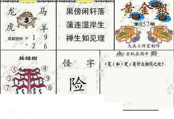 26057期: 大兵福彩3D黄金报图版