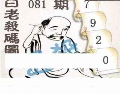 24081期: 白老3D杀码图版