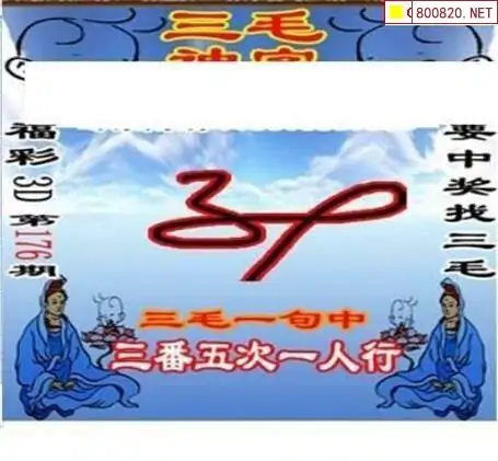 25176期: 三毛3D精品图谜