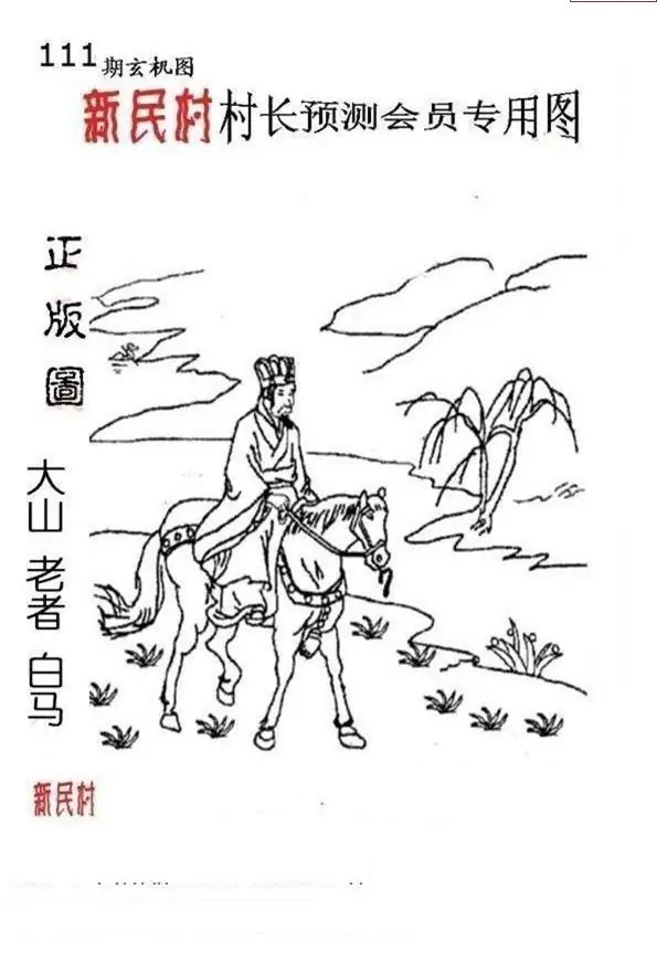 25111期: 老村长福彩3D天天图谜