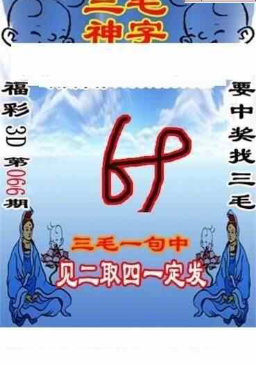 24066期: 三毛3D精品图谜