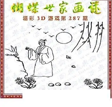 25287期: 3D蝴蝶世家蝴蝶彩图