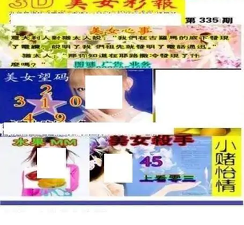 25335期: 三毛3D精品图谜