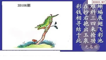 福彩3D26106期天中全套预测分析图