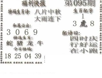 26095期: 白老3D杀码图版