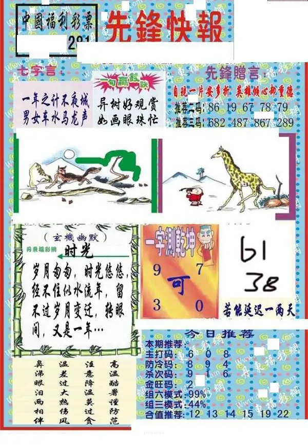 25281期: 福彩3D丹东全图分析