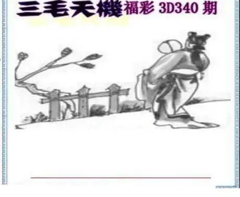 25340期: 三毛3D精品图谜