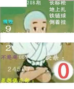 25208期: 白老3D杀码图版